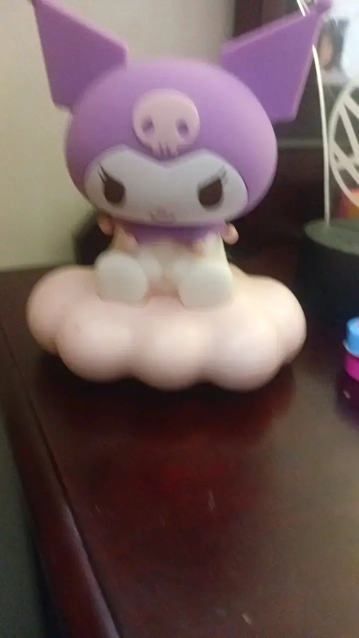 Lámpara LED de personaje morado - 2