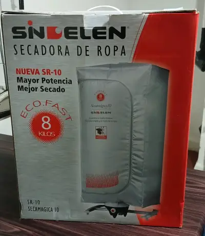Secadora de Ropa Sindelen SR-10 Eco Fast 8 Kilos - miniatura 1