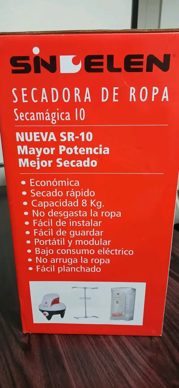 Secadora de Ropa Sindelen SR-10 Eco Fast 8 Kilos - 3