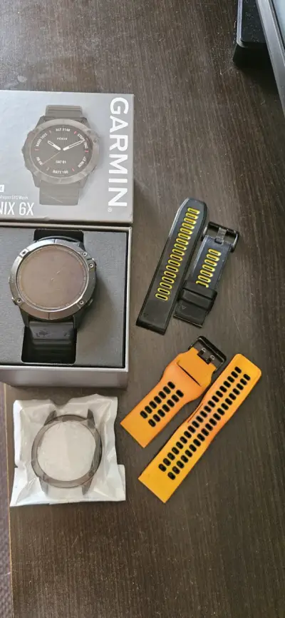 Reloj Garmin Fenix 6X Safiro con correas adicional - miniatura 1