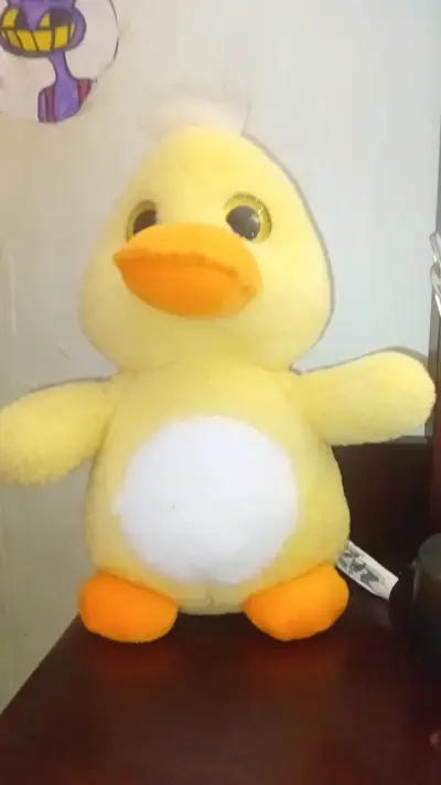 Peluche de pato amarillo suave y tierno - miniatura 1