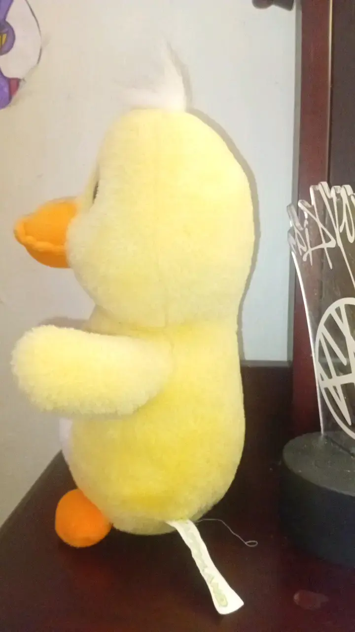 Peluche de pato amarillo suave y tierno - 2