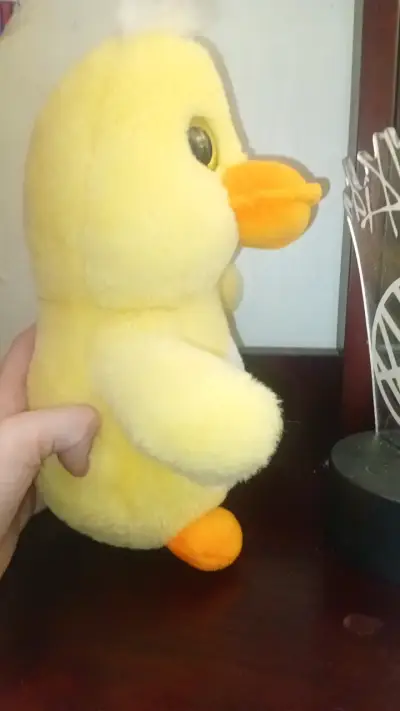 Peluche de pato amarillo suave y tierno - miniatura 4