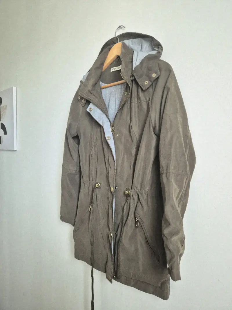 Parka Wados verde  con capucha para mujer - 3