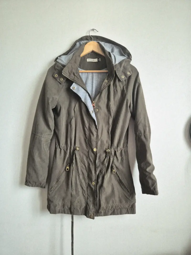 Parka Wados verde  con capucha para mujer - 4