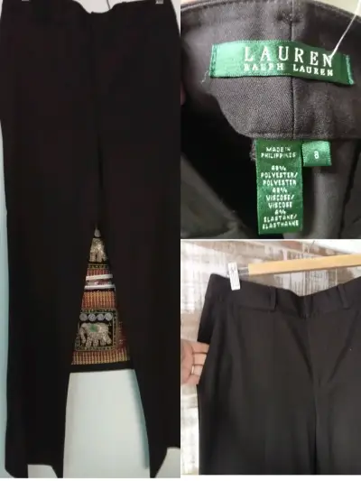 Pantalones negros Ralph Lauren mujer talla 8 - miniatura 1