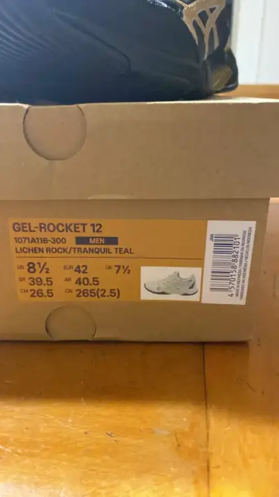 Zapatillas Voleibol Asics Gel-Rocket 12 negras - miniatura 3