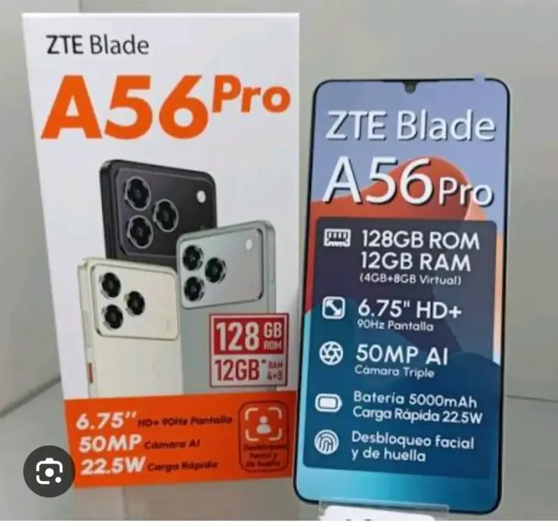 Smartphone ZTE Blade A56 Pro 128GB Gris - 1
