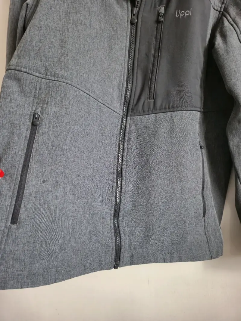 Chaqueta impermeable gris Lippi con bolsillo - 6