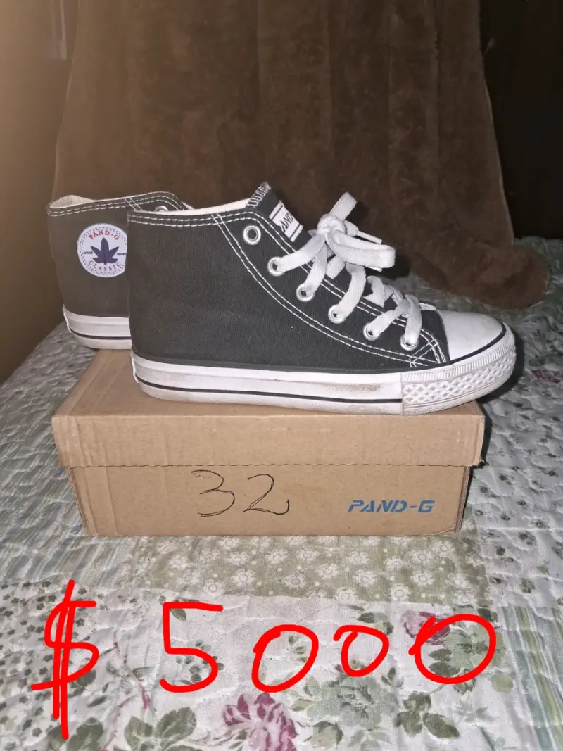 Zapatillas deportivas negras para niños talla 32 - 2
