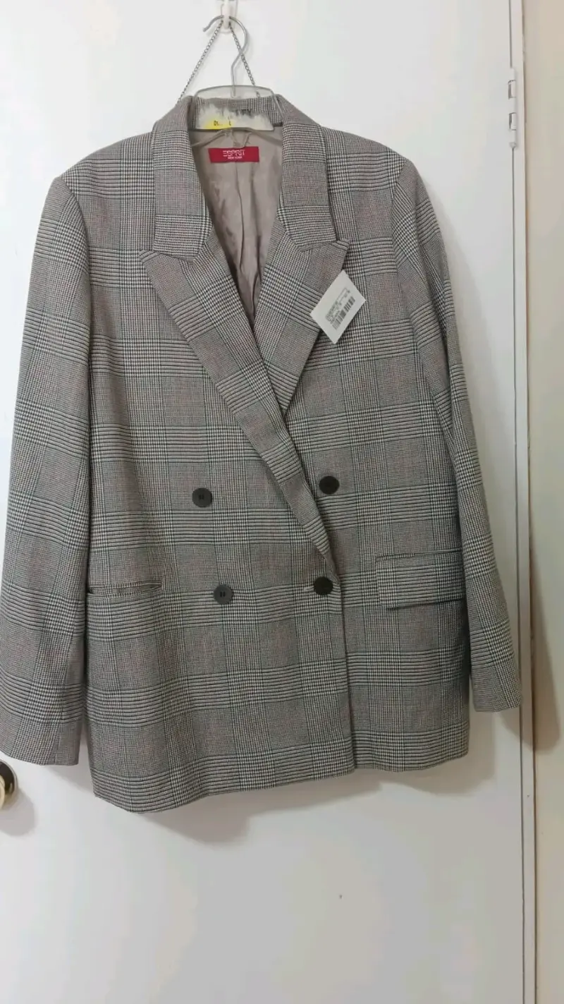 Blazer de mujer a cuadros Esprit - 1