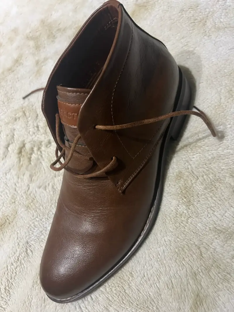 Botines de cuero marrón para hombre - 3