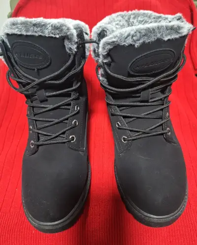 Botas de invierno negras con forro de piel Lugz - miniatura 1