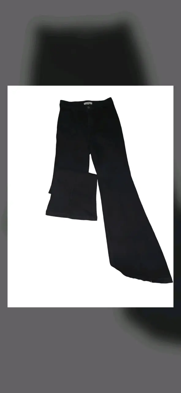 Pantalones Nicopoly pata de elefante, talla M - 1
