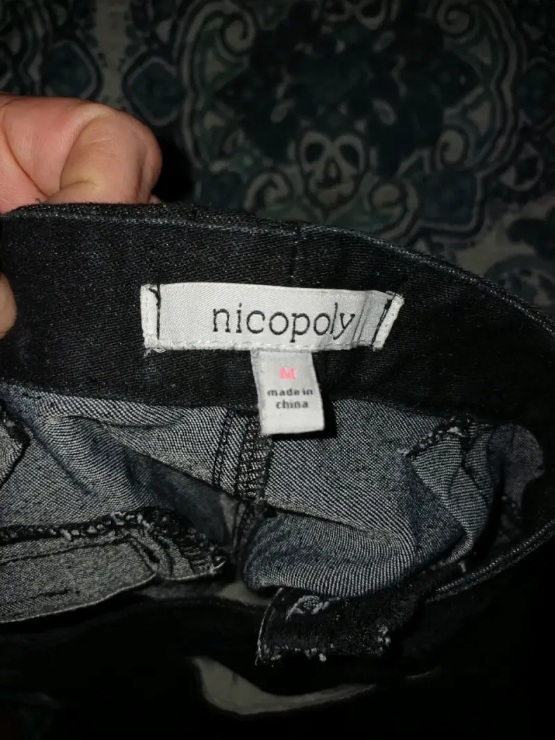 Pantalones Nicopoly pata de elefante, talla M - 3