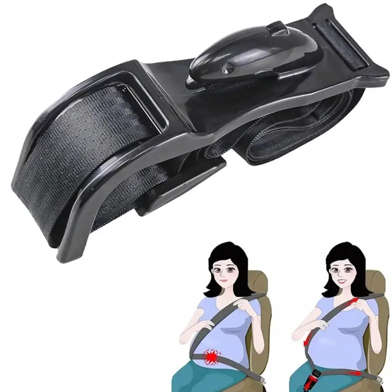 Cinturón de Seguridad para Embarazadas Negro - 3