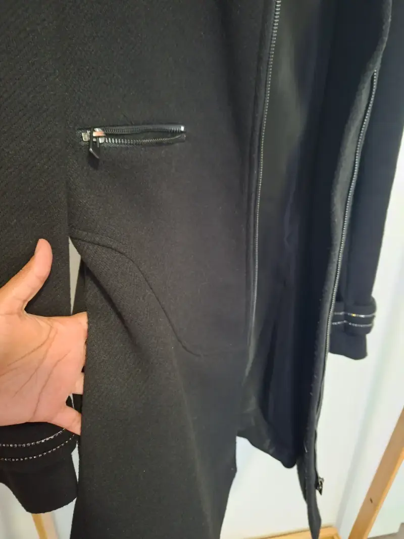 Abrigo iO negro talla 42 - 5