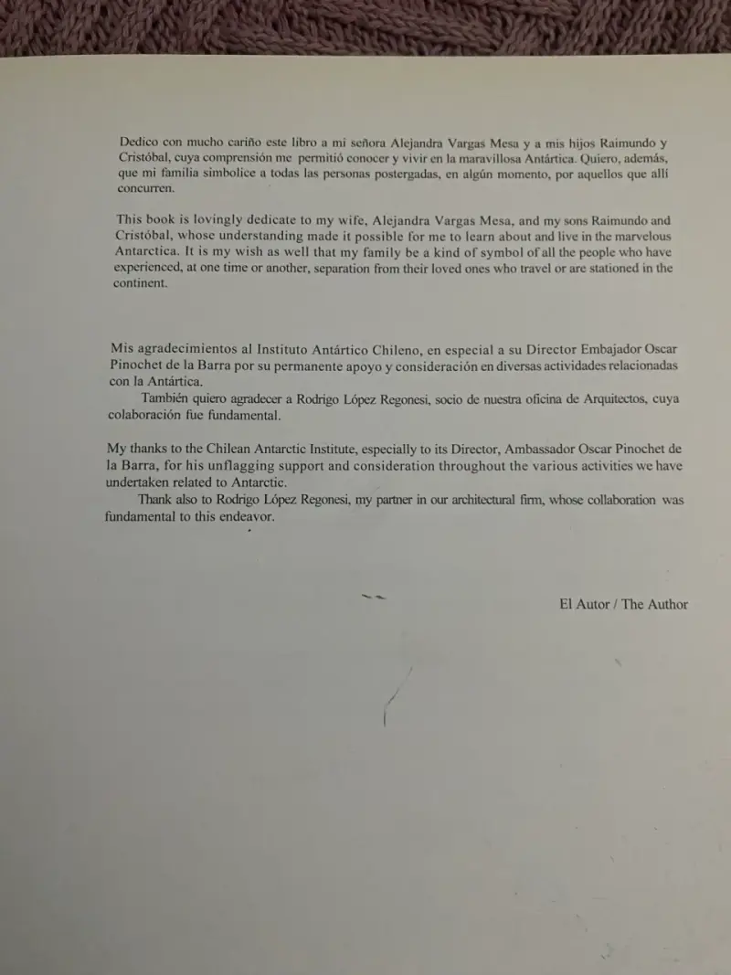 Libro 'Antártica: El Último Continente' de Guillermo Muñoz Morales - 4