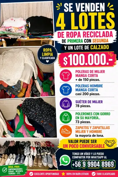 Lote de Ropa y Calzado Reciclado ♻️ - miniatura 5