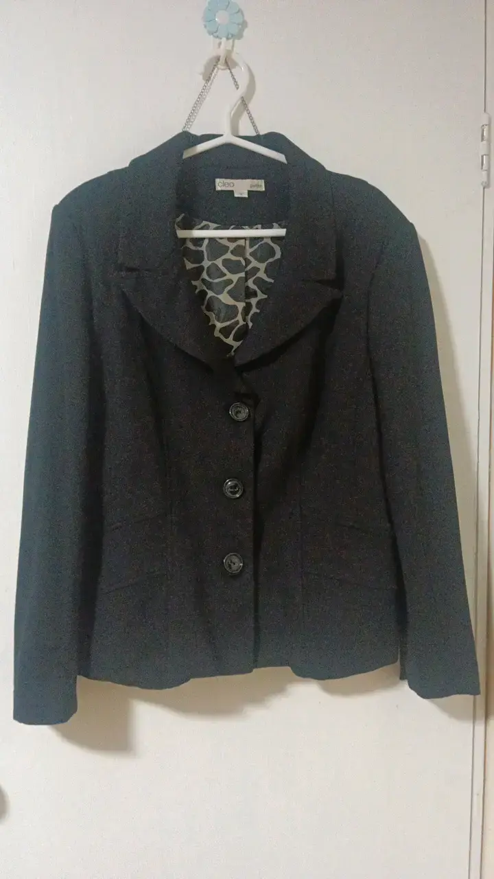Blazer negro elegante para mujer Cleo