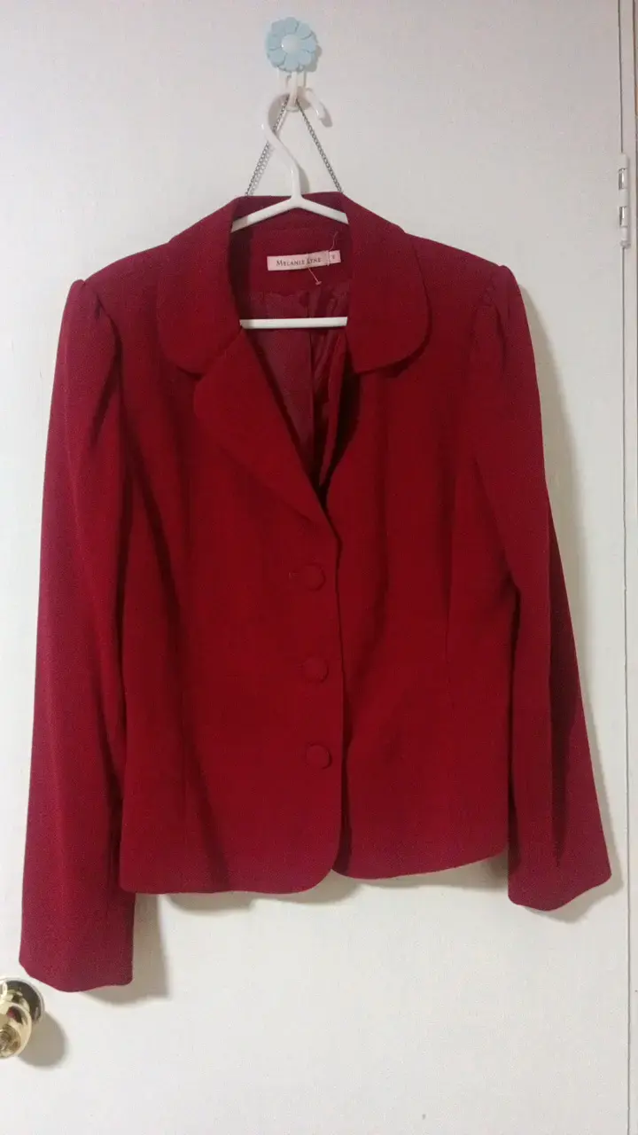 Blazer rojo elegante para mujer Melanie Lyne