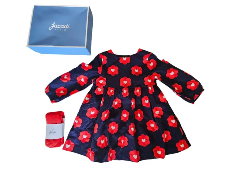 Vestido Jacadi para niña 24 m con estampado floral