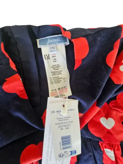 Vestido Jacadi para niña 24 m con estampado floral - miniatura 2