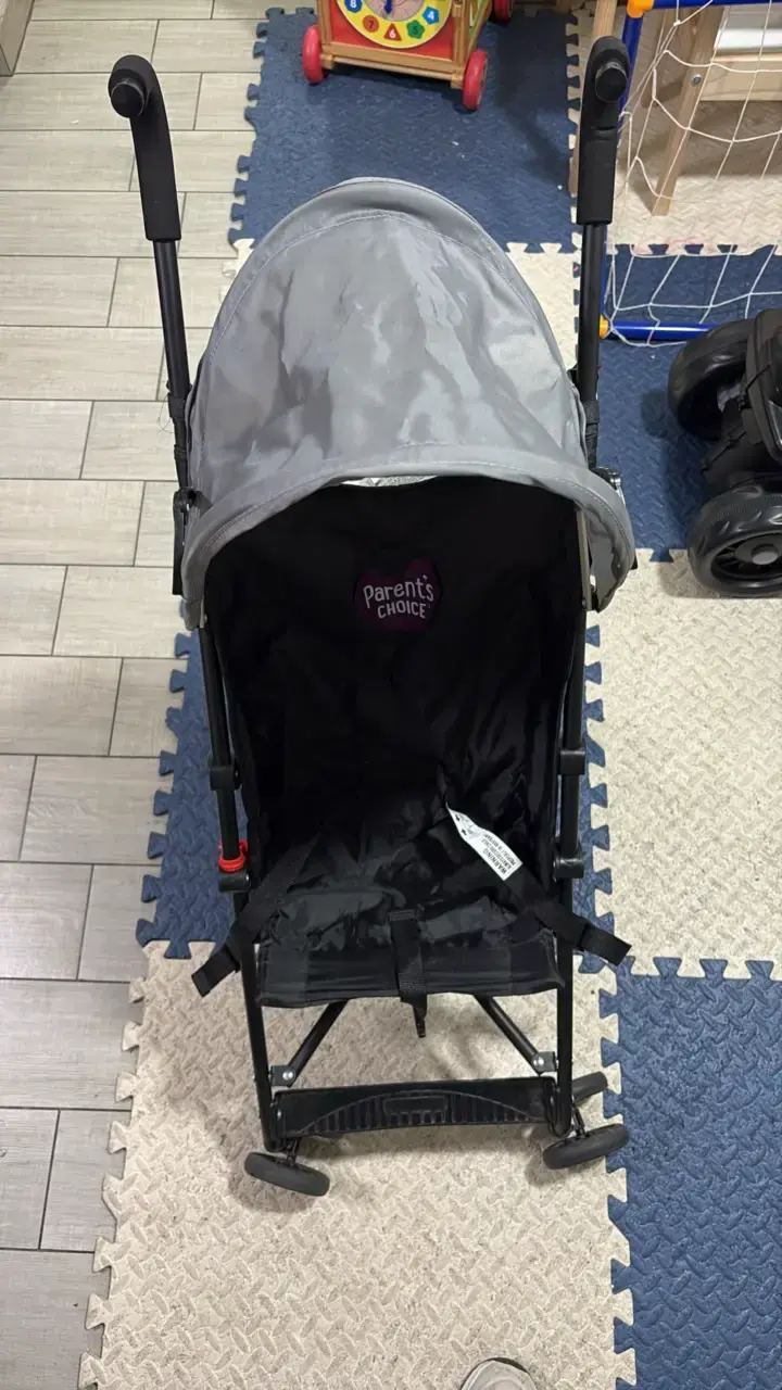 Coche de paseo plegable gris Parent's Choice - 1