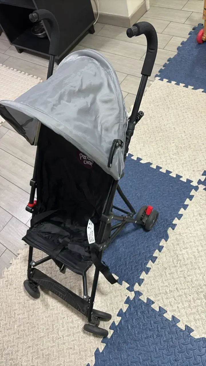 Coche de paseo plegable gris Parent's Choice - 2