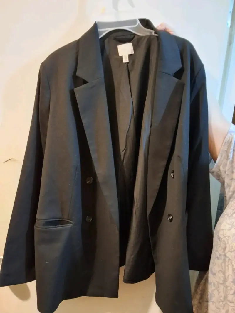 Blazer negro mujer - 1