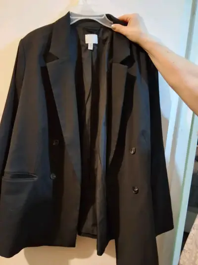 Blazer negro mujer - miniatura 4
