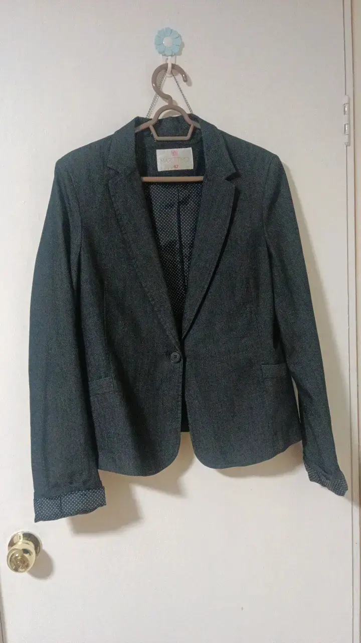 Blazer gris oscuro para mujer talla 42