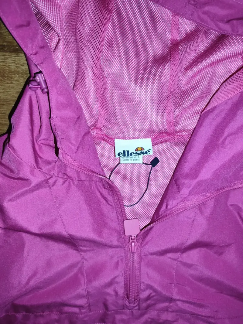 Cortaviento Rosa Ellesse con Capucha - 2