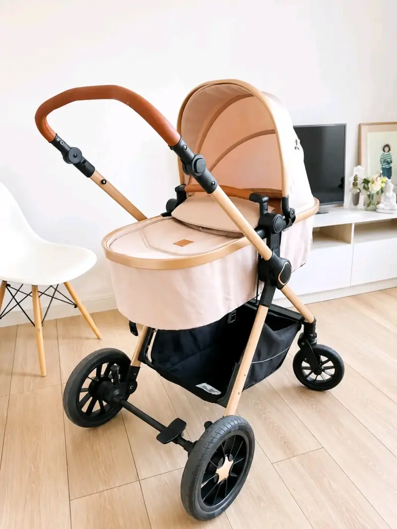 Coche bebé beige - 1