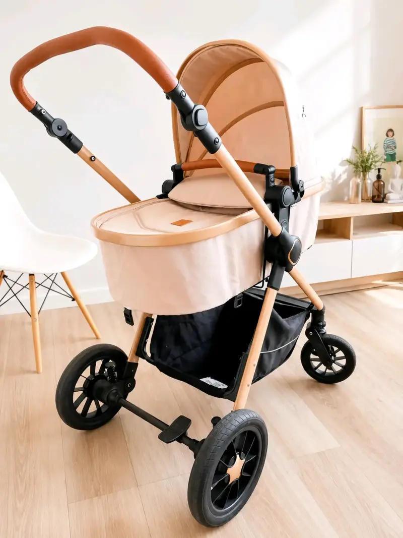 Coche bebé beige - 2