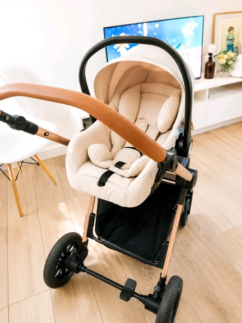 Coche bebé beige - 4