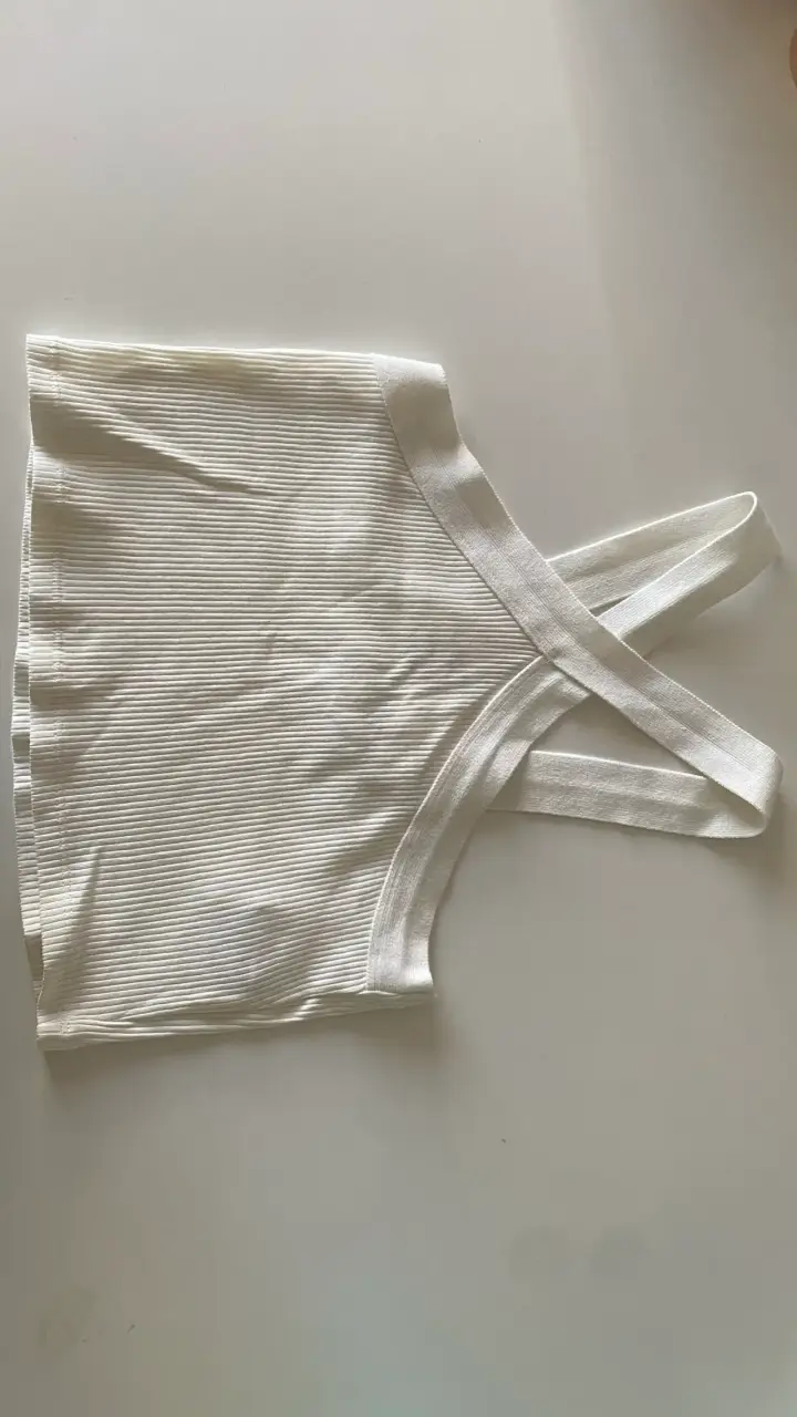 Top blanco de tirantes Zara NUEVO - 2
