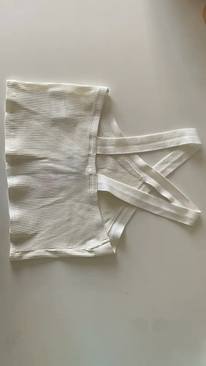 Top blanco de tirantes Zara NUEVO - 3