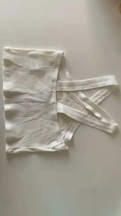 Top blanco de tirantes Zara NUEVO - miniatura 3