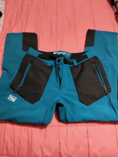 Pantalones de esquí Helly Hansen azul y negro - miniatura 1