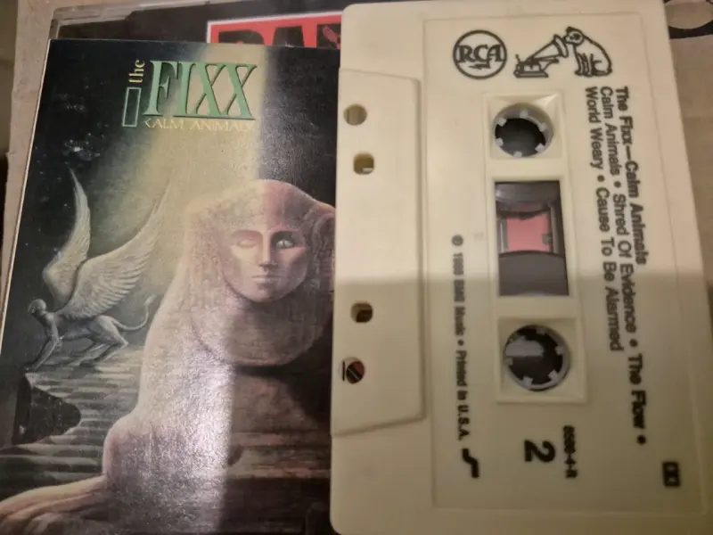 Cassette de música The Fixx Calm Animals