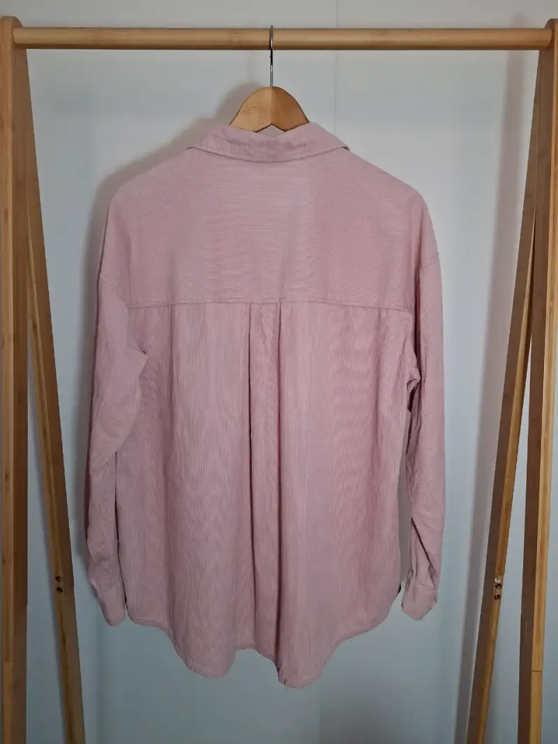 Blusa tipo cotelé rosada H&M talla S - 4