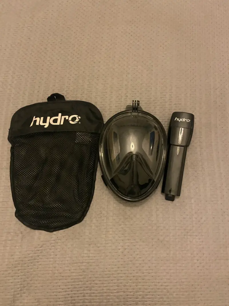 Máscara de snorkel completa Hydro con tubo - 1