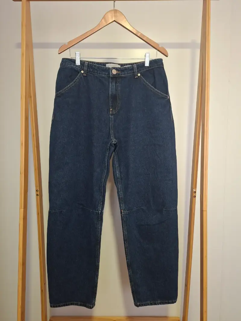 Jeans Baggy Azul Oscuro Basement talla 40 - 1