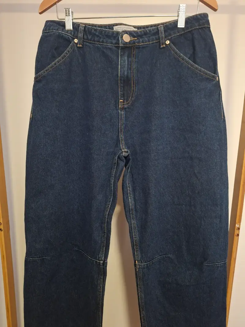 Jeans Baggy Azul Oscuro Basement talla 40 - 2