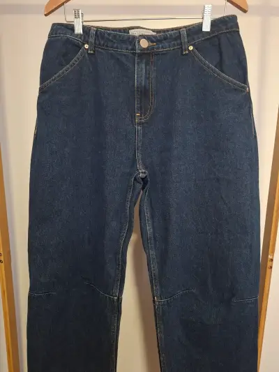 Jeans Baggy Azul Oscuro Basement talla 40 - miniatura 2