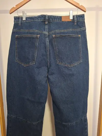 Jeans Baggy Azul Oscuro Basement talla 40 - miniatura 5