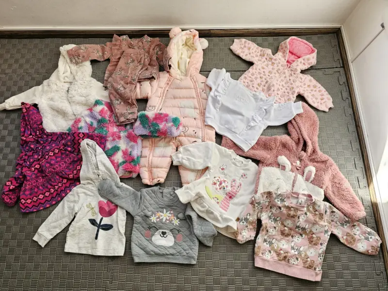 Lote ropa invierno niña 9 a 12 meses