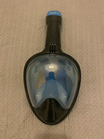 Máscara de snorkel completa Hydro azul - miniatura 3