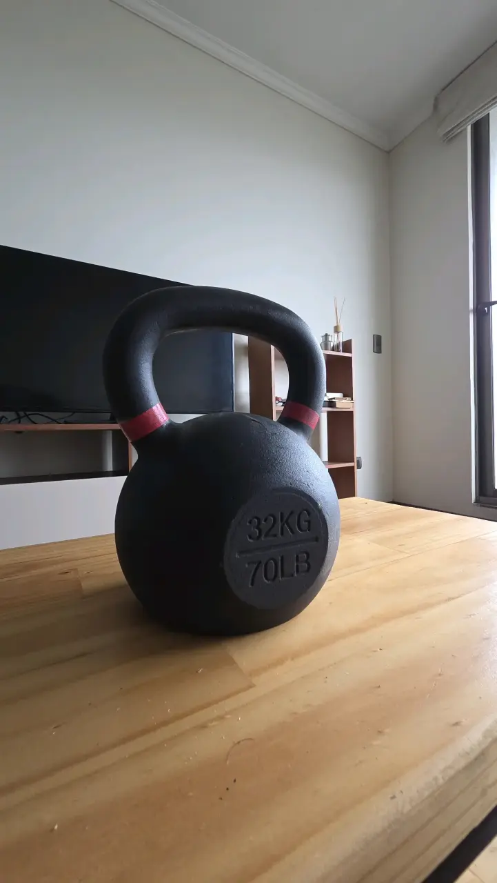 Kettlebell de 32 kg para entrenamiento - 3